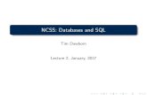 NCSS: Databases and SQLncss.edu.au/ckeditor_assets/attachments/37/db2.pdf · Python/sqlite3 DB Design API JOINs3 Database Application Programming • Python standard library contains