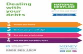 Dealing with your debts - Money Advice Trust · 2 Freephone 0808 808 4000 Contents Getting started 03 What this pack contains 04 Four simple steps to dealing with your debts 05 Phone