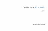 Transition Guide NCL PyNGL · The rest of the guide contains a suite of graphical examples written in both NCL and Python, with the Python scripts using PyNGL for the graphics. For