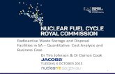 Radioactive Waste Storage and Disposal Facilities in SA ...nuclearrc.sa.gov.au/app/uploads/2015/11/Topic-5-Presentation-Sessi… · Development of the commercial basis • Demand