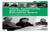 Adult, Community and Further Education Board · net operating result The net operating result for 2005–06 was a deficit of $1.5 million compared with the deficit of $2.6 million