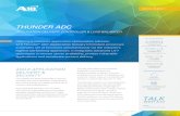 A10 Networks – Thunder ADC Data Sheetproviders and cloud operators, organizations are hosting a large and rapidly growing set of mission-critical applications. A purpose-built solution,