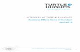 Business Ethics Code of Conduct - Turtle & Hughes · Electrical Distribution. Industrial Distribution. Supply Chain Services. TURTLE.COM Questions and Reporting Non-Compliance If