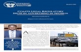 Coasts: Legal Regulatory Issues in advertising in …Thought Leadership Insights Coasts: Legal Regulatory Issues in advertising in Nigeria March 2019 A dvertising in Nigeria is regulated