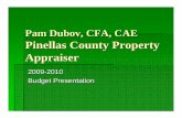 Pam Dubov, CFA, CAE Pinellas County Property Appraiser · 1990 1995 20041996-2003 2006 2010 162 156 139 148 135 Property Appraiser’s Office Timeline Key: # Full Time Employees Mandates