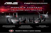 Gaming router flyer - Asus · 2018-04-25 · Eight g'gabit LAN pórts prov'de the connections you need for all of your gaming devices, and two USB 3.0 ports give you high-speed access