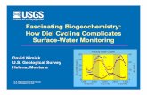 Fascinating Biogeochemistry: How Diel Cycling Complicates ...€¦ · 10:00 14:00 18:00 22:00 02:00 06:00 10:00 o Temperature, C 2 6 10 14 18 F1 F2 F3 8-13-02 8-14-02 Fisher Creek,