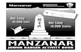 Welcome to the Manzanar Junior Ranger Program · 2020-03-17 · Welcome to the Manzanar Junior Ranger Program Answers to the questions in this booklet can be found by reading the