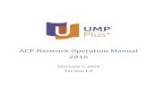ACP Network Operation Manual 2016 · 2016-11-23 · ACP Network Operation Manual—Version 1.0 February 7, 2016 3 | Monthly Operations Meetings This section provides logistics and
