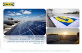 IKEA Portugal painéis solares de autoconsumo · Projeto de energia renovável contempla 4 lojas IKEA Portugal e a unidade de produção em Paços de Ferreira (IKEA Industry). No