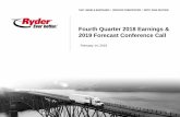 Fourth Quarter 2018 Earnings & 2019 Forecast Conference Callspread, operating cash flow, free cash flow, capital expenditures, our ability to make investments in sales, marketing,