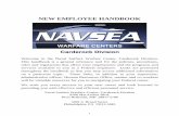 NEW EMPLOYEE HANDBOOK - Naval Sea Systems …1 NEW EMPLOYEE HANDBOOK Welcome to the Naval Surface Warfare Center, Carderock Division. This handbook is a general reference tool for
