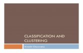 CLASSIFICATION AND CLUSTERINGkosecka/cs700/huzefa_cs700.pdfClassification: Definition Given a collection of records (training set ) Each record contains a set of attributes, one of