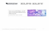 Accessibility and Accommodations Manual · means of identifying and administering designated features and accommodations available for ... emotional disturbance, hearing impairment