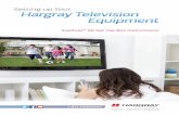 Setting up Your Hargray Television Equipment · Internet Television Telephone 2 Connecting to a Stereo TV and Stereo VCR Cable Input Explorer SD Set Top Box Back of Stereo TV Back