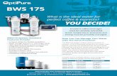 BWS 175 Sales Flyer - Optipure WaterWhat is the ideal water for perfect coﬀee & espresso? YOU DECIDE! Only Available from Authorized OptiPure Dealers OptiPure, a part of Pentair