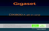 Gigaset DX800 all in one...2012/03/06  · Nel menu: cambiano significato a seconda della condizione d’uso 4 Tasto messaggi (pag. 72) Per l’accesso alle liste delle chiamate e