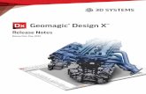 Geomagic Design X Release Notes - Amazon S3 · Ability to Preview Upcoming Functionalities You can now preview and gain access to upcoming functionalities with a valid Maintenance