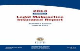 2013 - Missouri · 2013 claims occurred in the category of client other than free legal service or member of pre-paid legal plan. Only 14 companies reported writing legal malpractice