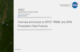 Overview and Access to GPCP, TRMM, and GPM Precipitation ...Overview and Access to GPCP, TRMM, and GPM Precipitation Data Products . National Aeronautics and Space Administration Applied