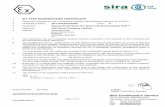 Sira Certification Service · 2019-01-25 · Sira Certification Service Unit 6 Hawarden Industrial Park, Hawarden, CH5 3US, United Kingdom Tel: +44 (0) 1244 670900 Fax: +44 (0) 1244