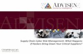 Supply Chain Cyber Risk Management: What Happens if ......Keith Stocks, C/CISO, CISSP, CIPP, CISM, CISA CISO, Blue Cross® Blue Shield® of Arizona Keith Stocks is a certified: CISSP,