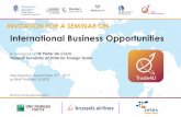 INVITATION FOR A SEMINAR ON - Sprachauswahl€¦ · INVITATION FOR A SEMINAR ON Seminar kindly sponsored by COLOMBIA PERU Belgian economic mission 18 > 25 October 2014 COLOMBIA PERU
