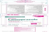 Delayed Release Orally Disintegrating Tablets 15 mg€¦ · in Prevacid® 24 HR* Treats Frequent Heartburn CODE AREA Proposed Draft Labeling NDA 208025 Lansoprazole Delayed Release