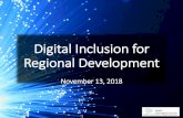 Digital Inclusion for Regional DevelopmentFleets for the Future Webinar Housekeeping Items: Technical Assistance –Please contact Maci at Maci.Morin@narc.org. Asking Questions –You
