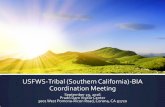 USFWS-Tribal (Southern California) -BIA … 28 2016...Catalina Island Fox Final rule published – Delisting San Miguel Island fox, Santa Rosa Island Fox, Santa Cruz Island fox and