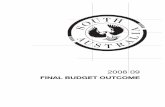 2008-09 Final Budget outcome · x a discussion of variations between the 2008-09 final outcome for revenues and expenses of the general government sector and estimates included in