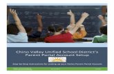 Chino Valley Unified School District’s Parent Portal Account Setup · 2019-01-11 · AERIES Parent Portal Instructions 3 Welcome to Step 1 of the sign in wizard. Select “Parent/Guardian,”
