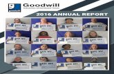 Goodwill Goodwill Industries of Northeast Texas, Inc. - 2016 … · 2017-09-18 · Goodwill Industries’ success is based on the . dedication and hard work of our leadership and