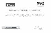 BRACKNELL FOREST ACCOMMODATION GUIDE 2016-2017 in the Brackne… · Beauty treatment ava ilable Fri/S