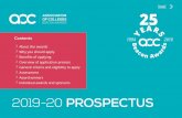 2019-20 PROSPECTUS - Association of Colleges Beacon Prospectus 2019:20… · The Association of Colleges (AoC) Beacon Awards celebrate the best and most innovative practice among