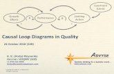 Causal Loop Diagrams in Quality - SectionCausal...–Are there Reinforcing or Balancing Feedback Loops? •Identify which auses may reate Unanticipated onsequences –Does a particular