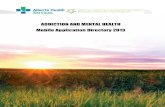 ADDICTION AND MENTAL HEALTH Mobile Application Directory … · Alberta Addiction & Mental Health Research Partnership Program (2013). Addiction and Mental Health - Mobile Application