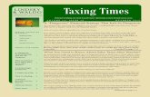 & WALDO LINDSEY Taxing Times · 2019-10-03 · There are differing sales and order levels for the exemption. There are, of course, also differences in what items are subject to sales