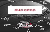 Your road to success€¦ · Wildcats have been doing in the community, coaching, mentoring junior players and providing $11,000 in scholarships to 22 of our promising junior players
