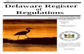 Delaware Register of Regulations, Volume 18, Issue 11, May ...regulations.delaware.gov/documents/May2015c.pdfIssue Date: May 1, 2015 Volume 18 - Issue 11, Pages 800 - 909 IN THIS ISSUE: