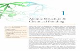 Atomic Structure & Chemical Bonding - Harvard University · 2019-02-08 · Chapter 1 Atomic Structure & Chemical Bonding 2 or macromolecules, interact with one another because particular