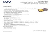 Datasheet - e2v-us.com · Visit our website:  for the latest version of the datasheet e2v semiconductors SAS 2014 EV10AS180A Low Power L-Band 10-bit 1.5 GSps ADC