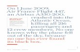 On 1 June 2009, Air France Flight 447, an Airbus …its black box. beyond the black box instead of storing flight data on board, aircraft could easily send the information in real