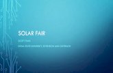 SOLAR FAIR - Pathfinders RC&D...•In the first quarter of 2016, 1,665 megawatts (MW) of solar PV were installed in the United States with the solar industry adding more new capacity
