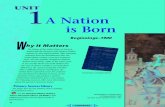 A Nation is Born · 1789–1797 1775 • The first shots of the Revolutionary War fired at Lexington and Concord in Massachusetts 1787 Freed Africans found colony in Sierra Leone