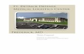 Ft. Detrick Defense Medical Logistics Center · 2008-04-07 · Ft. Detrick Defense Medical Logistics Center (DMLC) is a three‐story office building located on the Ft. Detrick military