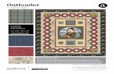 Outlander - Andover Fabrics Worlds.pdf · Outlander B KATHY HALL Free aflern Download Available 1384 Broadway New York, NY 10018 Tel. (800) 223-5678 andoverfabrics.com About Our Fabrics