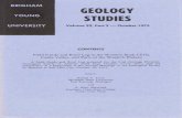 Brigham Young University Geology Studiesgeology.byu.edu/home/sites/default/files/volume-22... · YOUNG UNIVERSITY GEOLOGY STUDIES Volume 22, Part 2 - October 1975 CONTENTS Field Gwide