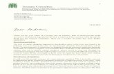 Letter from Andrew Tyrie to Andrew Bailey regarding follow ... · Andrew Bailey Esq Deputy Governor, Prudential Regulation Bank of England Threadneedle Street London EC2R 8AH . 6