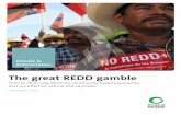 The great REDD gamble...The great REDD gamble Time to ditch risky REDD for community-based approaches that are effective, ethical and equitable october | 2014 Friends of the Earth